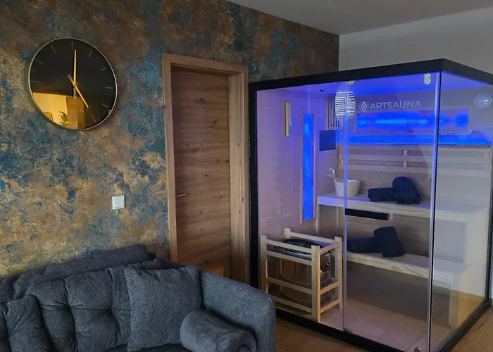 Luxus Himmel Und Mit Privater Sauna Und Wellnessdusche Inkl Wifi Und Parkplatz Fuer 4personen