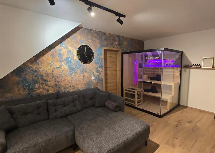 Luxus Himmel Und Mit Privater Sauna Und Wellnessdusche Inkl Wifi Und Parkplatz Fuer 4personen Appartamento